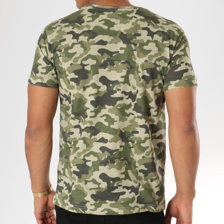 Ellesse - Tee Shirt 1031N Camouflage Vert Kaki