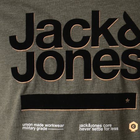 Jack And Jones - Tee Shirt Blake Vert Kaki Chiné