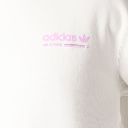Adidas Originals - Sweat Capuche Kaval OTH DM1489 Blanc Rose