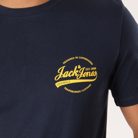 Jack And Jones - Tee Shirt Rafsmen Bleu Marine