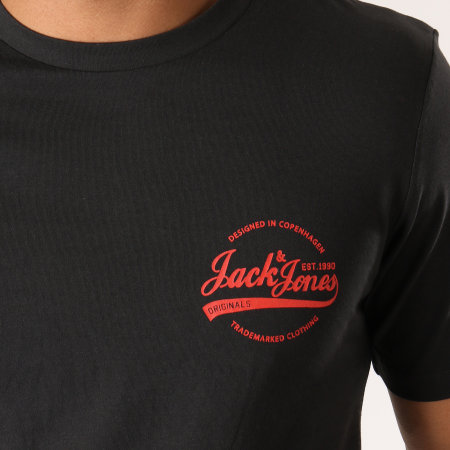 Jack And Jones - Tee Shirt Rafsmen Noir