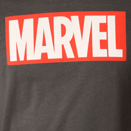 Marvel - Tee Shirt Logo Gris Anthracite