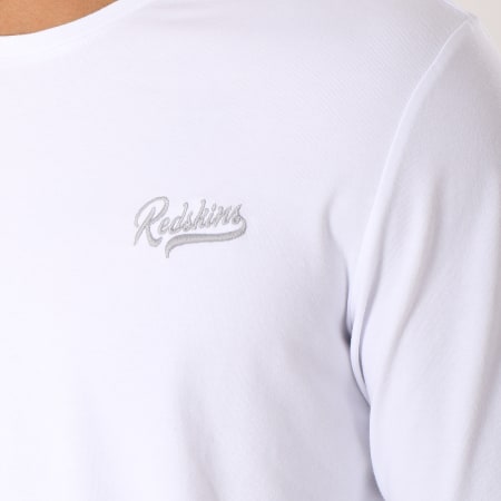 Redskins - Tee Shirt Manches Longues Inspi Calder Blanc