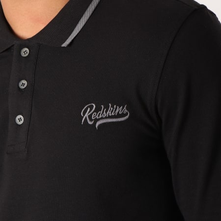 Redskins - Polo Manches Longues Slyer Mew Noir