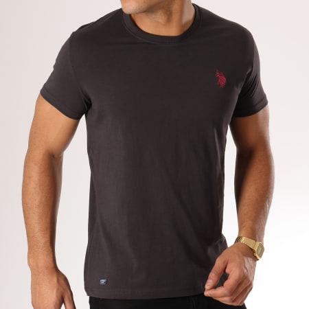 US Polo ASSN - Tee Shirt Sunwear Basic Gris Anthracite
