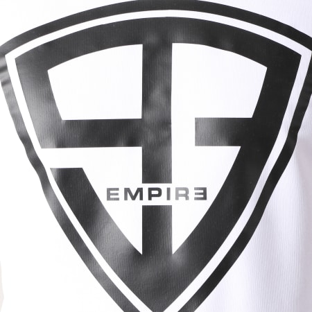93 Empire - Sweat Crewneck 93 Empire Sleeves Blanc Noir