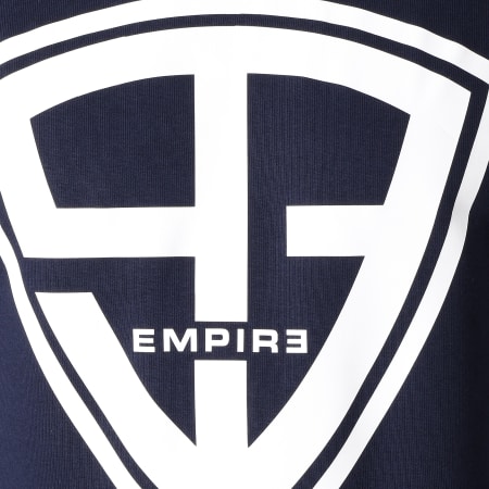 93 Empire - Sweat Crewneck 93 Empire Bleu Marine Blanc