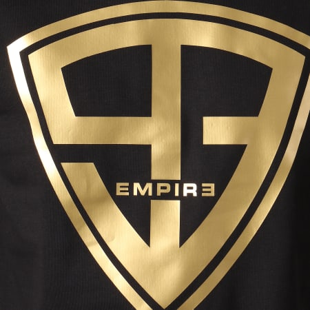 93 Empire - Tee Shirt Manches Longues 93 Empire Sleeves Noir Or
