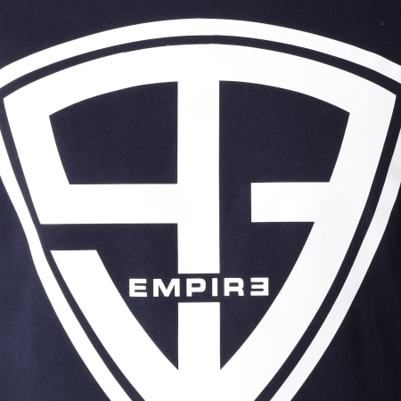 93 Empire - Tee Shirt Manches Longues 93 Empire Sleeves Bleu Marine