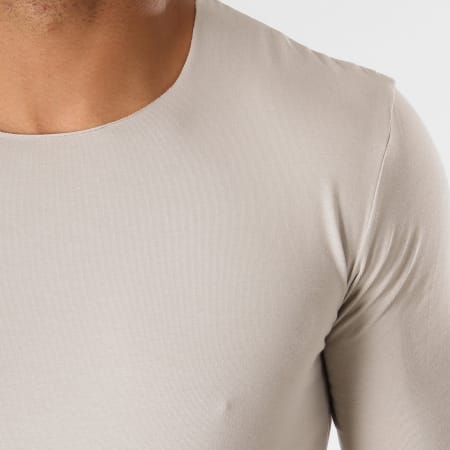 Ikao - Tee Shirt Manches Longues Asymétrique F266 Ecru