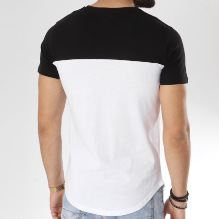 DC Comics - Camiseta oversize Logotipo bicolor Blanco Negro