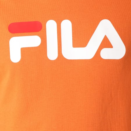 Fila - Tee Shirt Manches Longues Classic Pure 681092 Orange