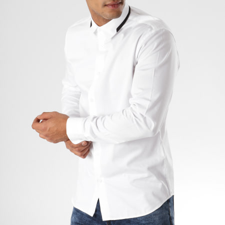 Selected - Chemise Manches Longues Slimmiro Blanc
