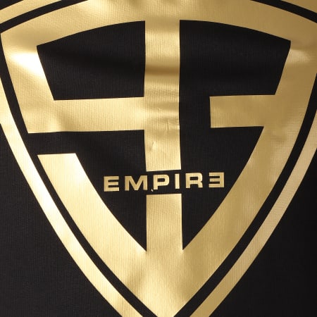 93 Empire - 93 Empire Sleeves Hoodie Negro Oro