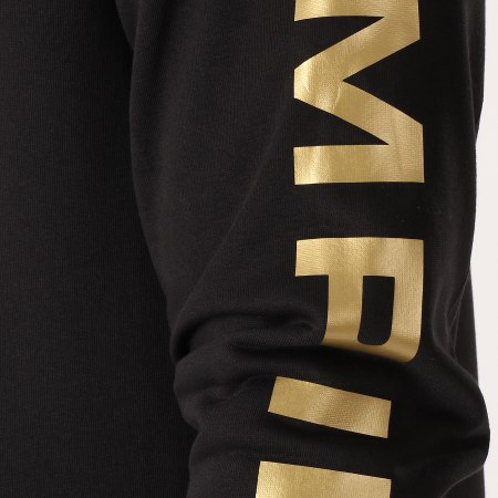 93 Empire - Sweat Capuche 93 Empire Sleeves Noir Or