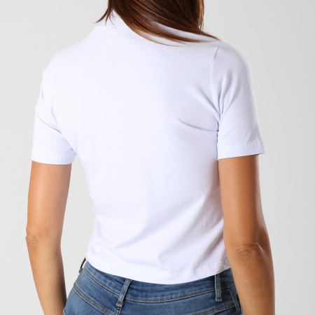 Parental Advisory - Tee Shirt Femme Logo Blanc
