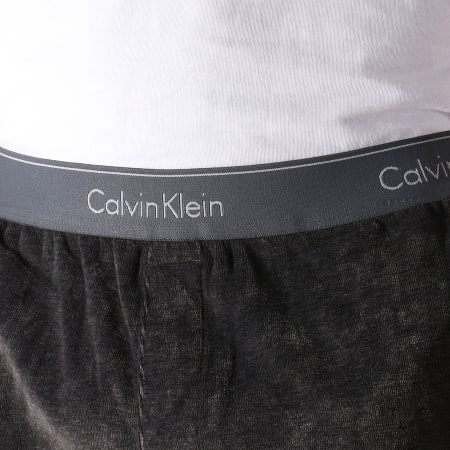 Calvin Klein - Pantalon Pyjama Velours NM1568E Gris Anthracite