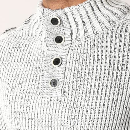 Classic Series - Pull 5865 Gris Clair Chiné