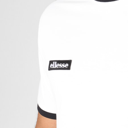 Ellesse - Tee Shirt Oversize Avec Bandes Fede Blanc