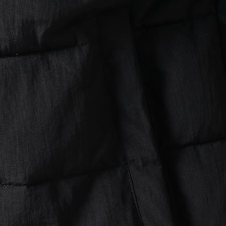 Doudoune Avec Bandes Spinello Noir Jaune