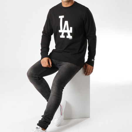 New Era - Tee Shirt Manches Longues Team Apparel MLB Los Angeles Dodgers 1788904 Noir