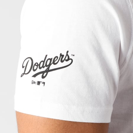 New Era - Tee Shirt Team Apparel Emblem Los Angeles Dodgers 11788915 Blanc