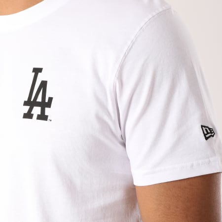 New Era - Tee Shirt Team Apparel Emblem Los Angeles Dodgers 11788915 Blanc
