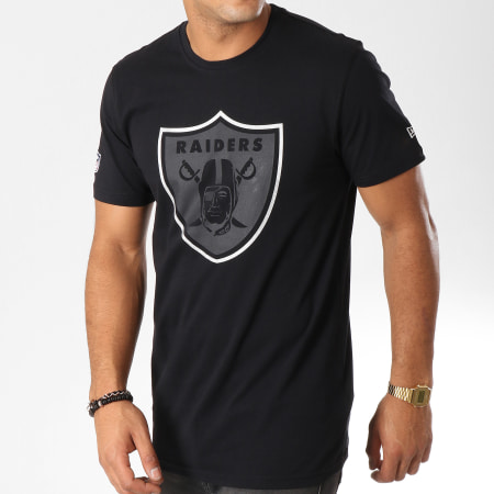 New Era - Tee Shirt Fan NFL Oakland Raiders 11788941 Noir Argenté