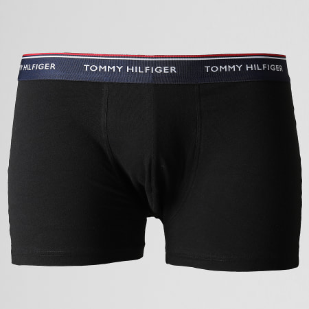 Tommy Hilfiger - Lot De 3 Boxers Premium Essentials 1U87903842 Bleu Marine Noir Bordeaux