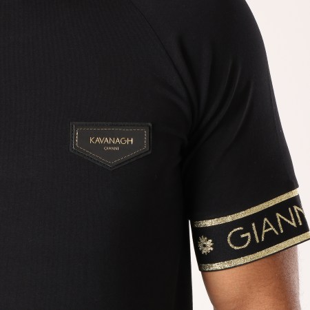 Gianni Kavanagh - Tee Shirt Oversize GKG780 Noir Doré