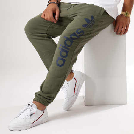 Adidas Originals - Pantalon Jogging BB DH3866 Vert Kaki Bleu Marine