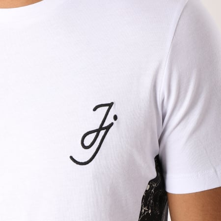 Jack And Jones - Tee Shirt Oversize Dane Blanc
