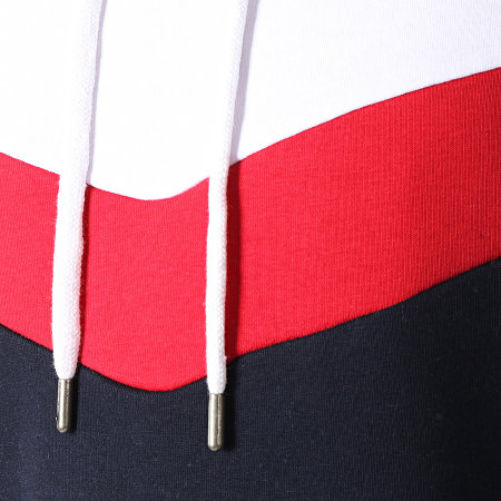 LBO - Sweat Capuche Oversize Tricolore 521 Bleu Blanc Rouge