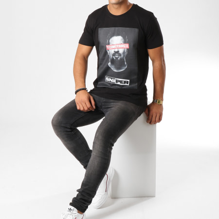 Sniper - Tee Shirt Tunisiano Noir