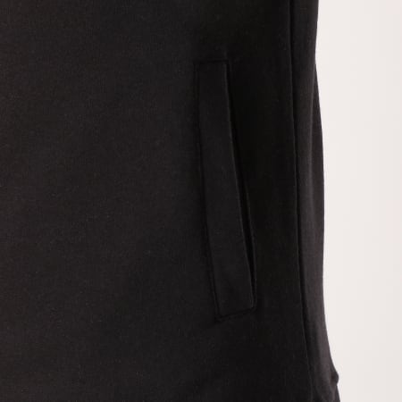 Uniplay - Veste Zippée Bandes Brodées UY296 Noir Blanc