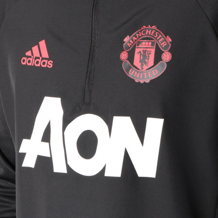 Adidas Sportswear - Veste De Sport Col Zippé Manchester United CW7623 Noir