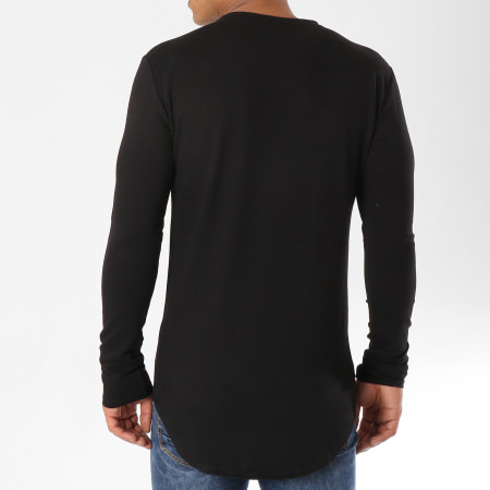Frilivin - Tee Shirt Manches Longues Oversize 3916 Noir