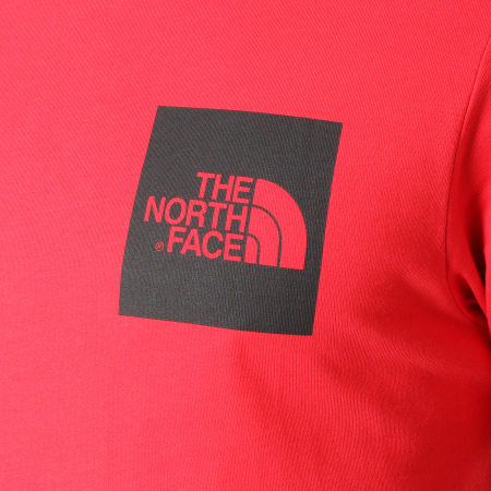 The North Face - Tee Shirt Fine Rouge
