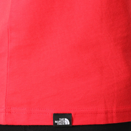 The North Face - Tee Shirt Fine Rouge