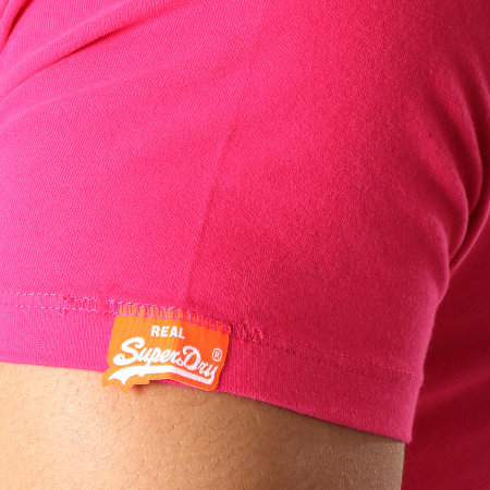 Superdry - Tee Shirt Orange Label Vintage Rose