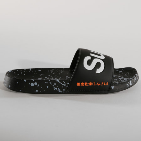 Superdry - Claquettes Beach Slide MF3010SR Noir