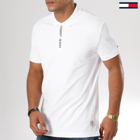 Tommy Hilfiger - Polo Manches Courtes Tommy Placket 5506 Blanc