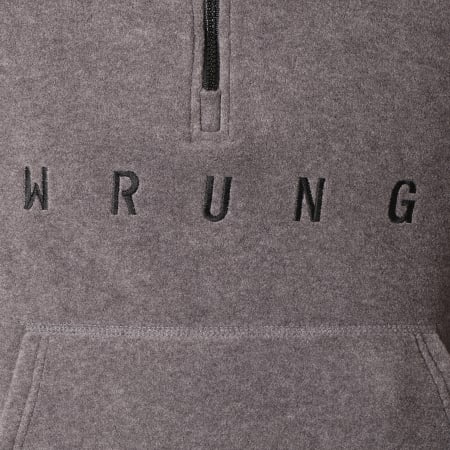 Wrung - Sweat Capuche North Gris Anthracite Chiné