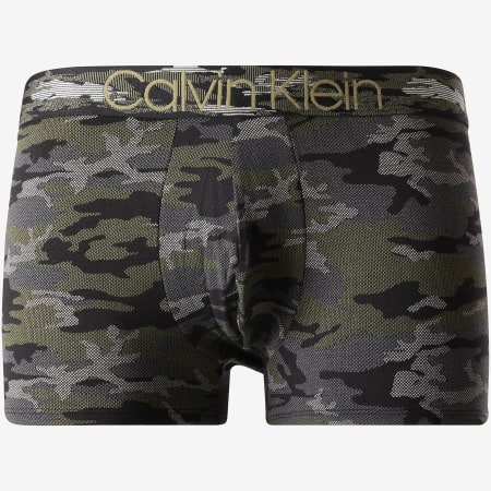 Calvin Klein - Boxer NB1590A Vert Kaki Camouflage
