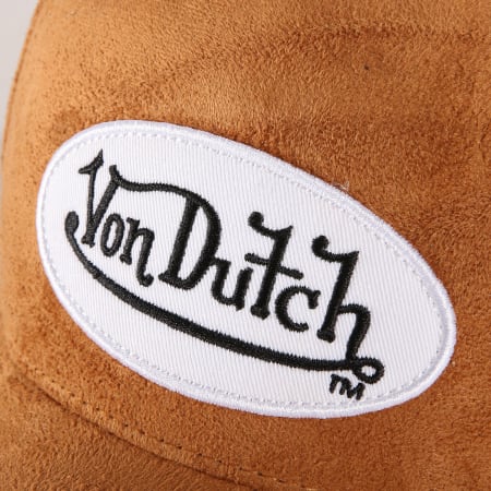 Von Dutch - Casquette Suédine 5B Camel