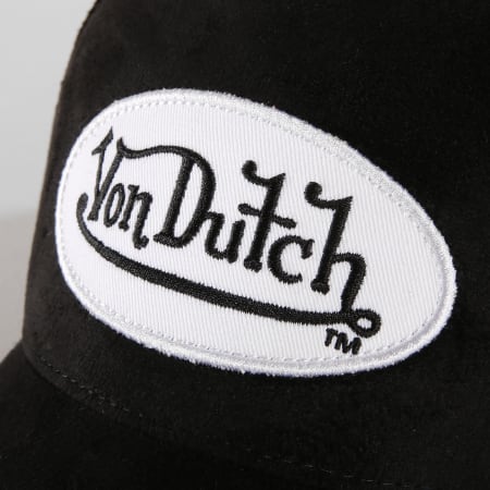 Von Dutch - Casquette Suédine 7B Noir