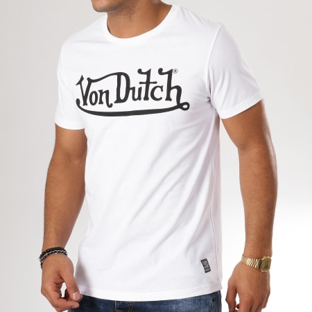 Von Dutch - Tee Shirt Best Blanc Noir