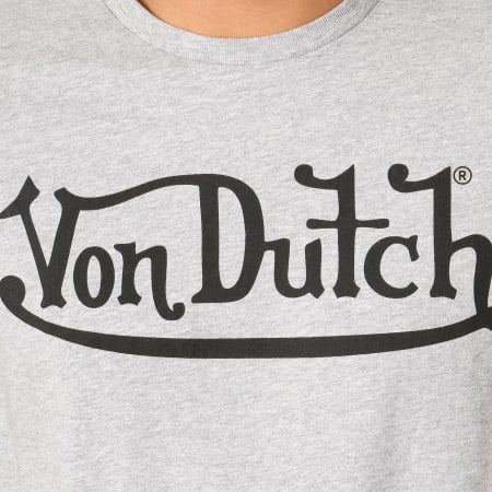 Von Dutch - Tee Shirt Best Gris Chiné