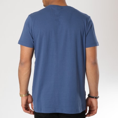 Fila - Tee Shirt Avec Bandes Talan 682362 Bleu
