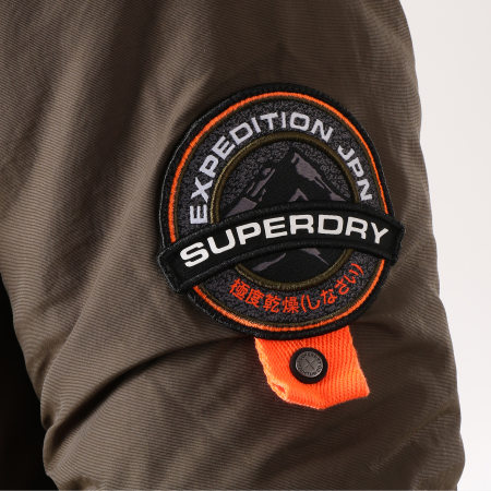 Superdry - Parka Fourrure Everest M50016DR Vert Kaki